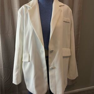 Elegant White Blazer for Women